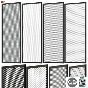 Set of decorative panels in the Loft style 02