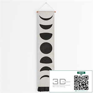 Moon phase wall hanging