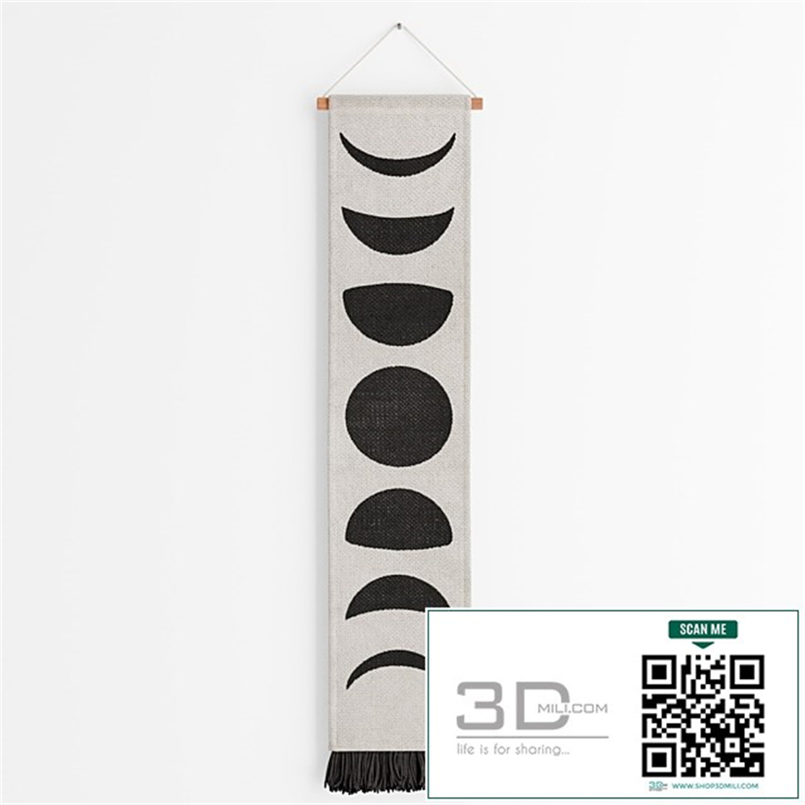 Moon phase wall hanging