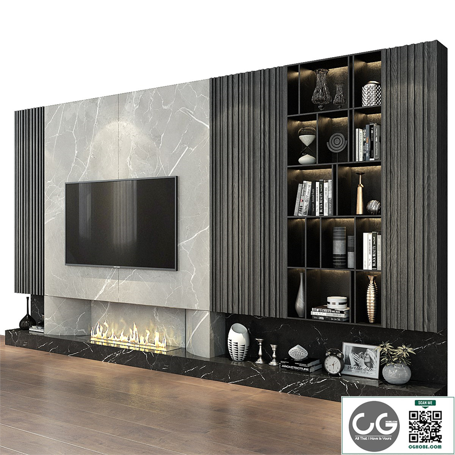 TV Wall set 197