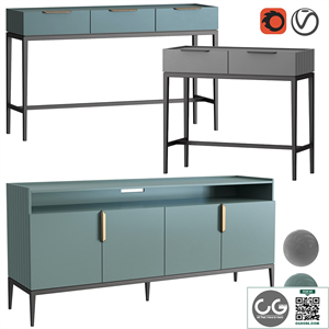 Dantone Home Metropolitan Console Set
