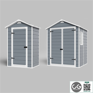 Toilet, barn, garden