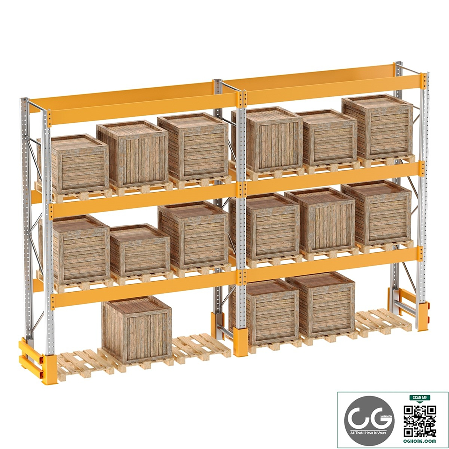 PALLET STORAGE RACK (pallet, box)