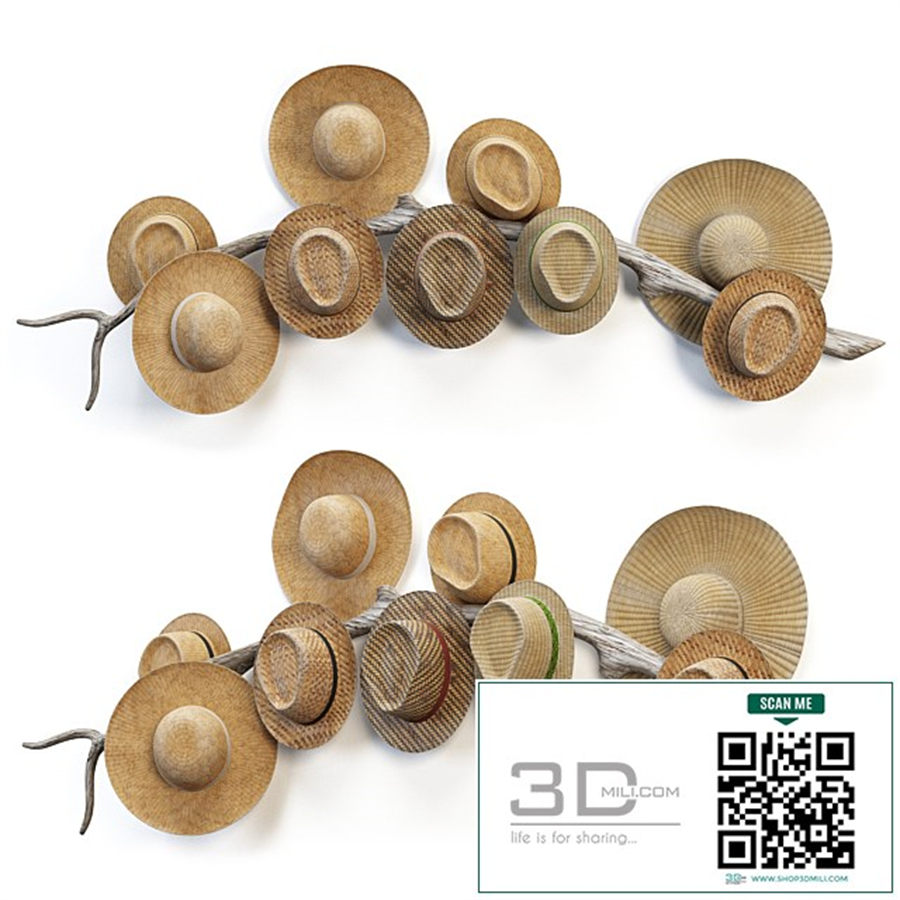 Decorative set of hats