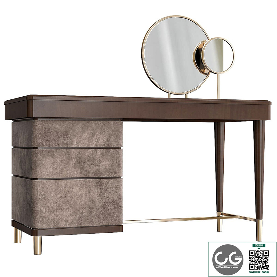 Three frame side tables