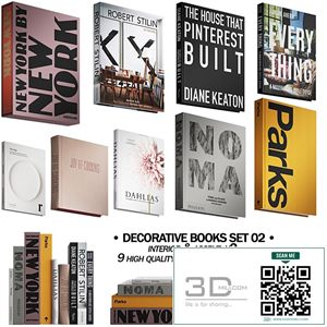031 Decorative books set 02 diverse 00
