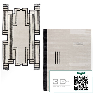 2 Carpets CC-TAPIS - ASMARA and HELLO SONIA RELOADED BLACK
