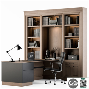 Office Furniture - T-Desk Manager Set 28