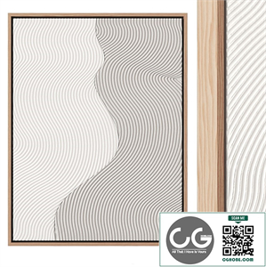Abstract plaster painting
