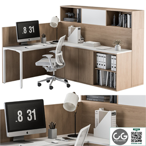 Office Furniture - employee Set 44