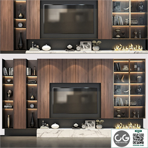 TV wall set 215