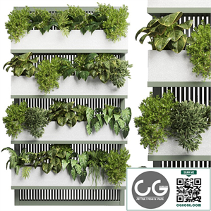 collection Indoor outdoor fitowall plant plant stairs stand metal vase 11