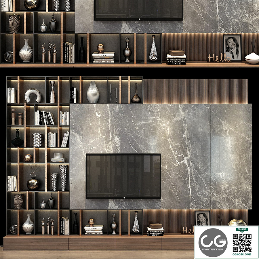 TV shelf 0385