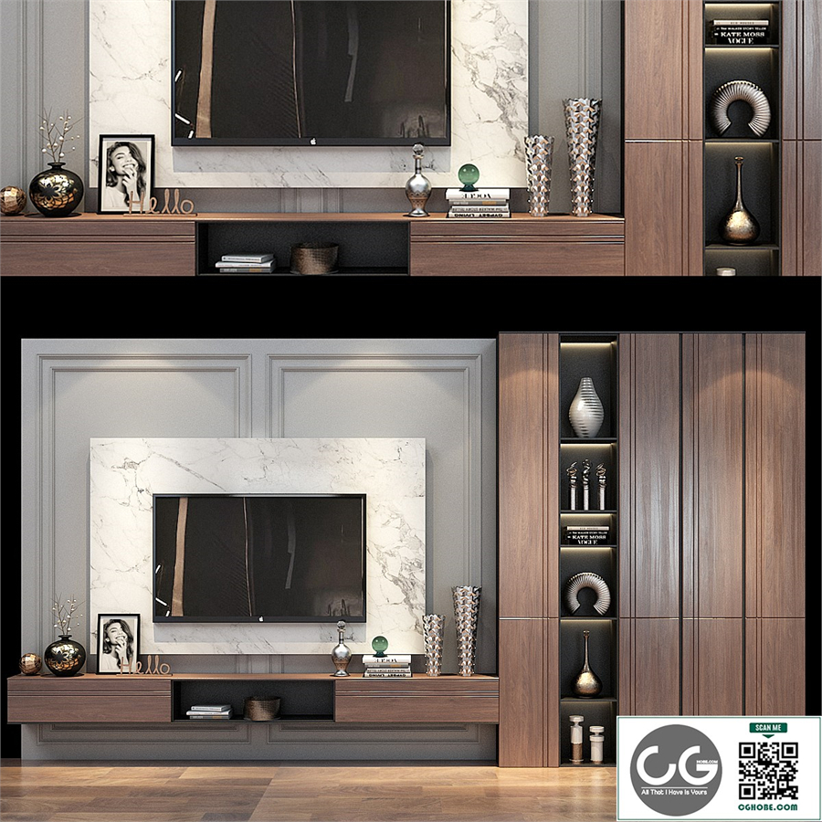 TV shelf 0387