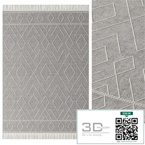 COTTON RUG SYDNEY GRAY