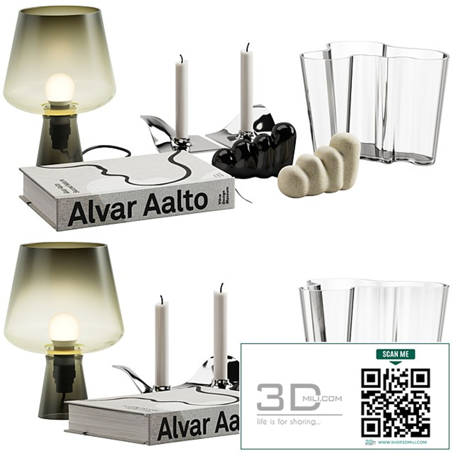 054_Living decor set ALVAR AALTO 00