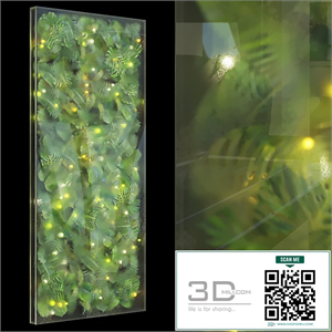 Greenbox - wall-mounted phytomodule with lighting Vargov Design