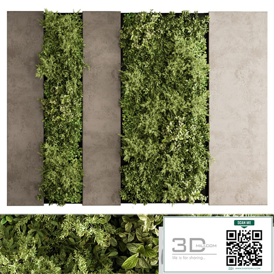 Vertical Garden Wood Frame - Wall Decor 33