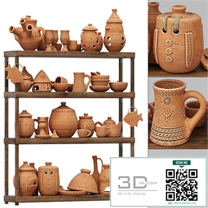 Dishes clay n21 / Clay dishes №21