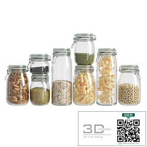 glass jar set