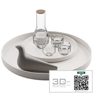 061_Kitchen decor set DISHES atipico angolo carafe set 01