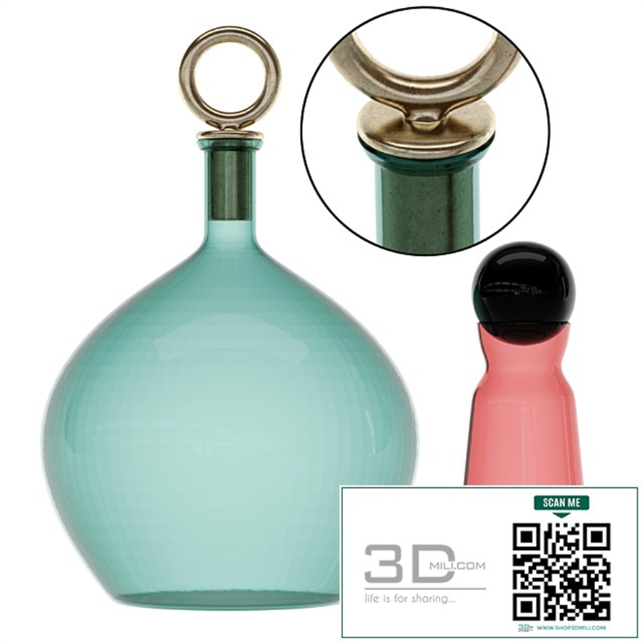 Glass bottle 1