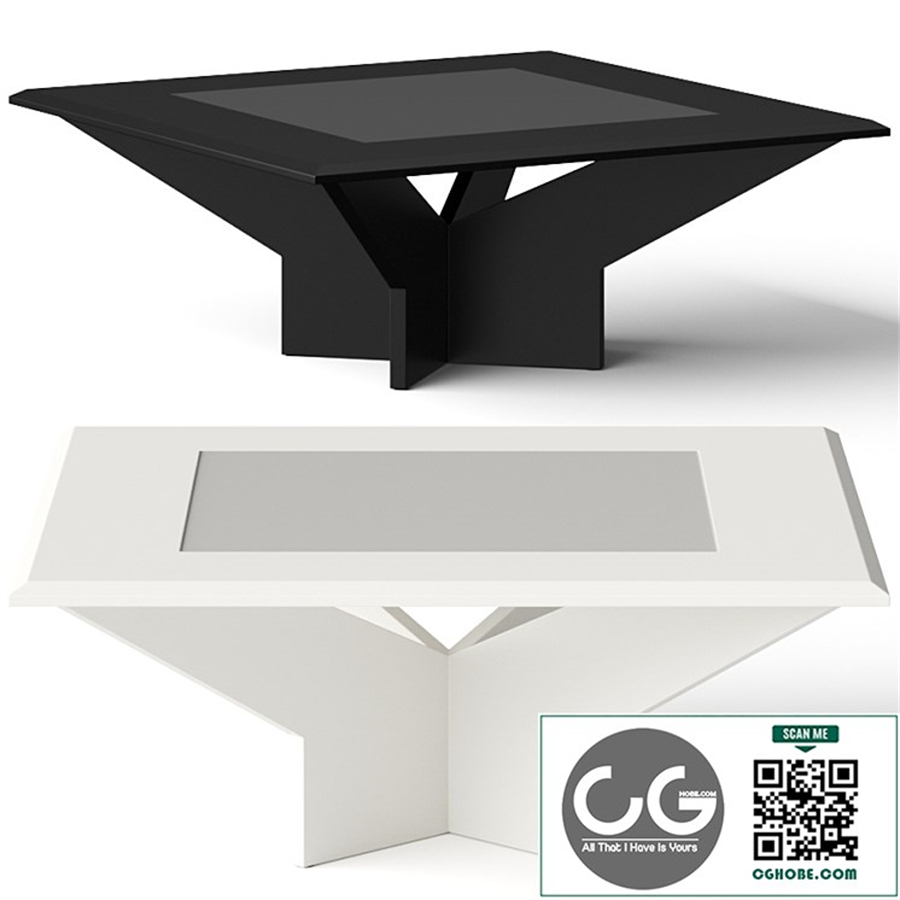 CB2 Cut Coffee Table