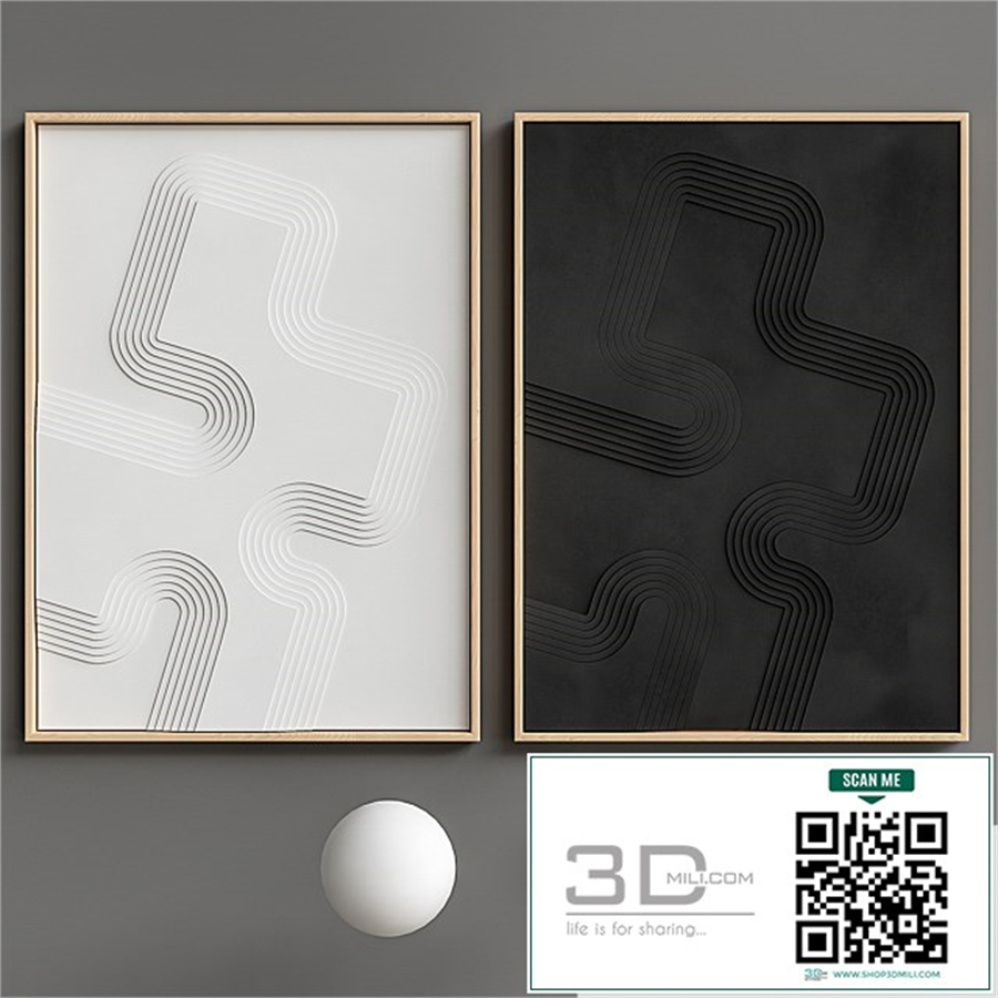 Relief WHITE ART set 2