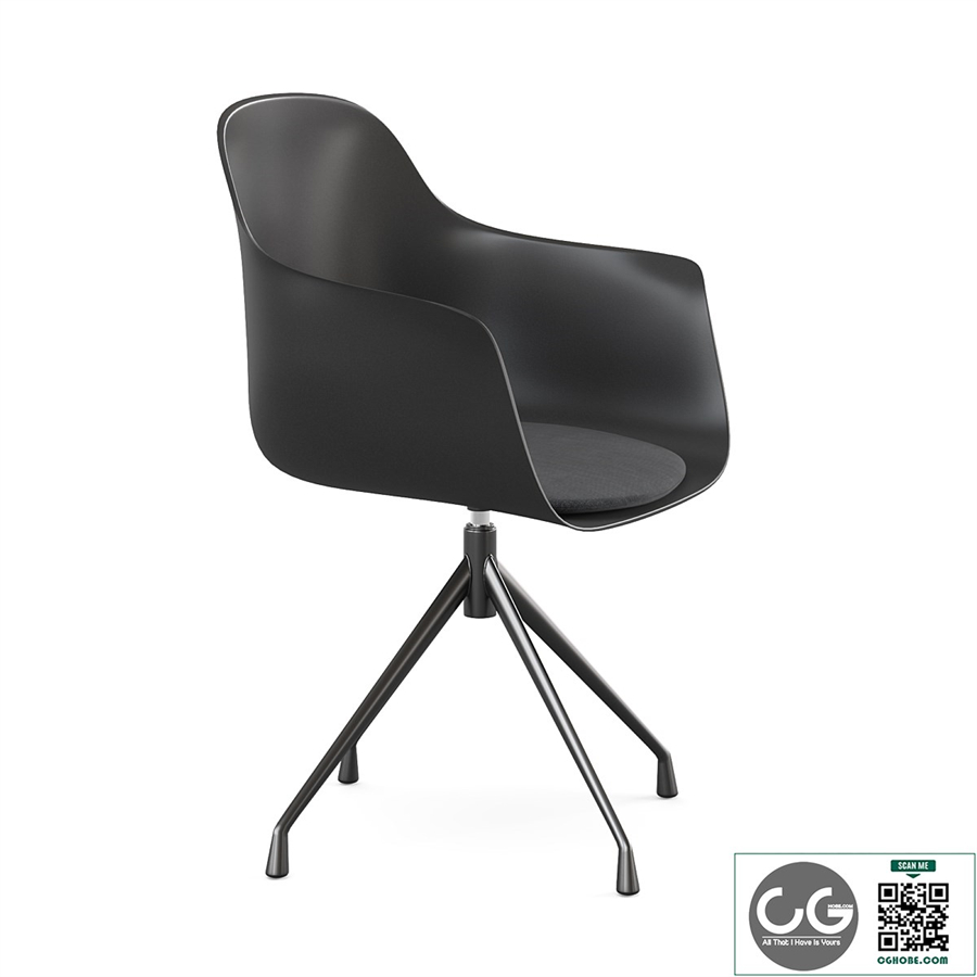 Office swivel black chair Wapong LA REDOUTE INTERIEURS