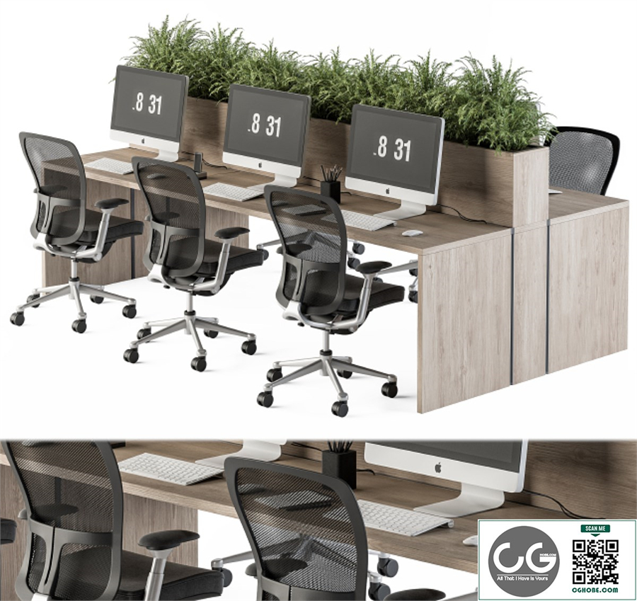 Office Furniture - employee Set 47