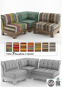Roche Bobois Corner + Flandria
