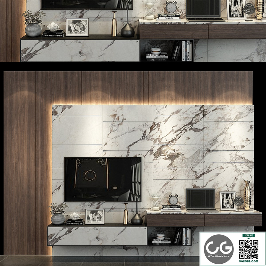 TV wall set 256