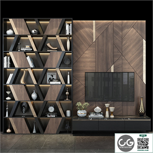 TV wall set 265