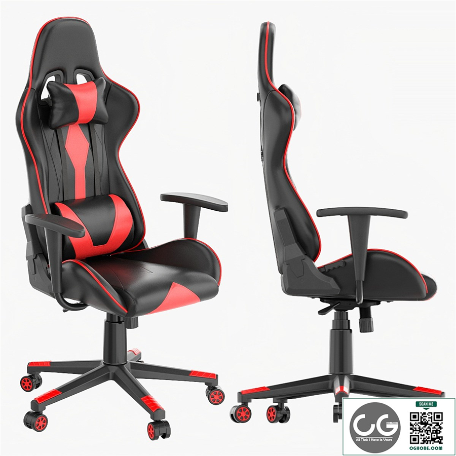 Ergonomic gaming armchair