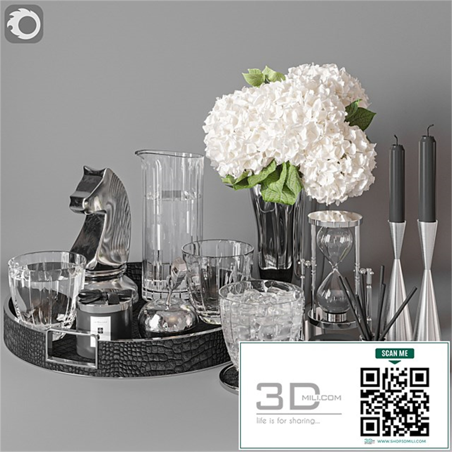 Decoration Set 36 - Chrome set
