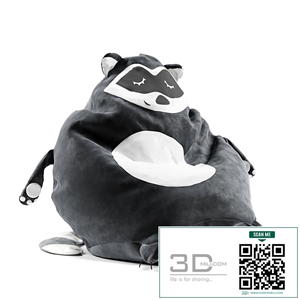 Bean bag DreamBag Raccoon