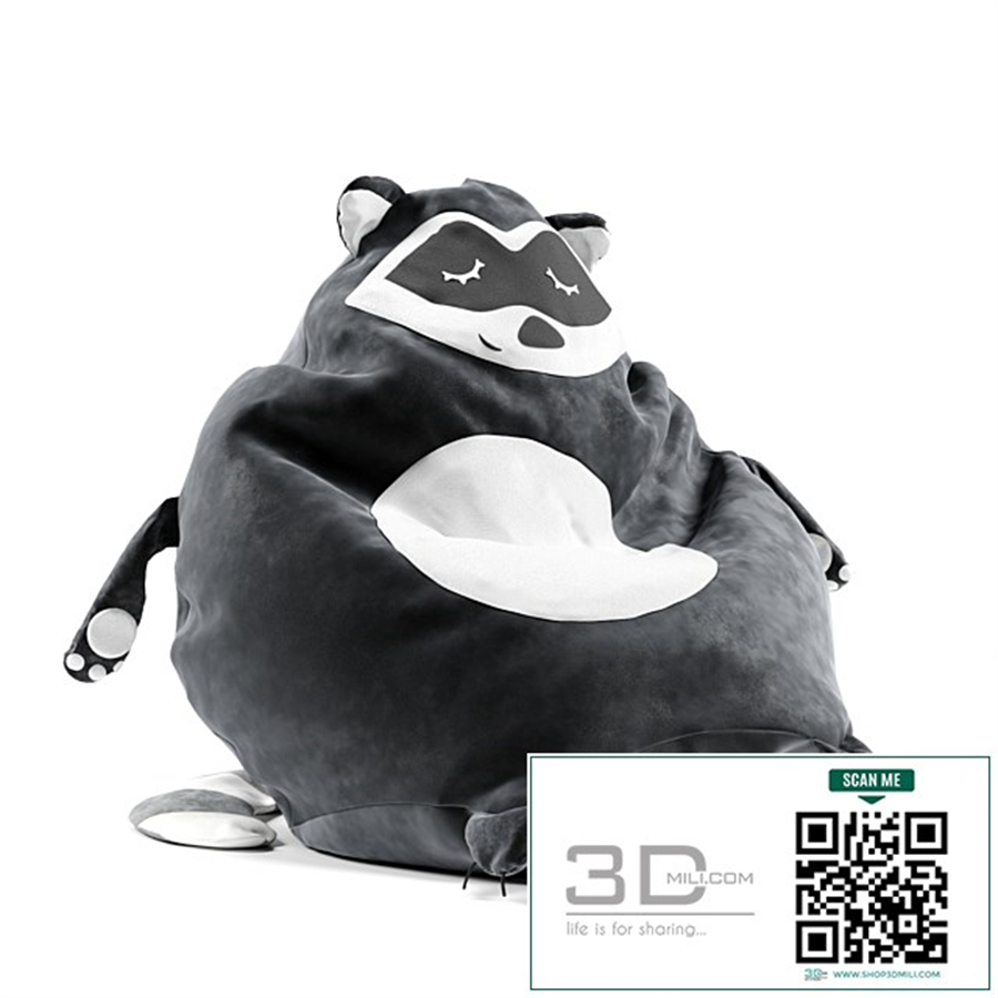 Bean bag DreamBag Raccoon
