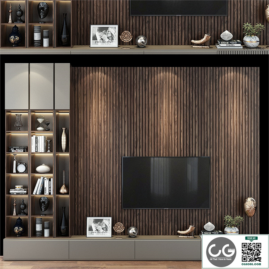 TV wall set 270