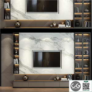TV shelf 0448