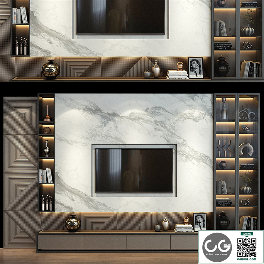 TV shelf 0448