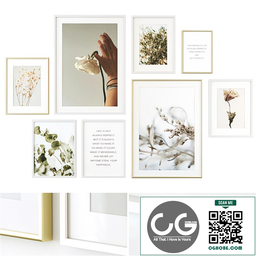 Scandinavian style posters set