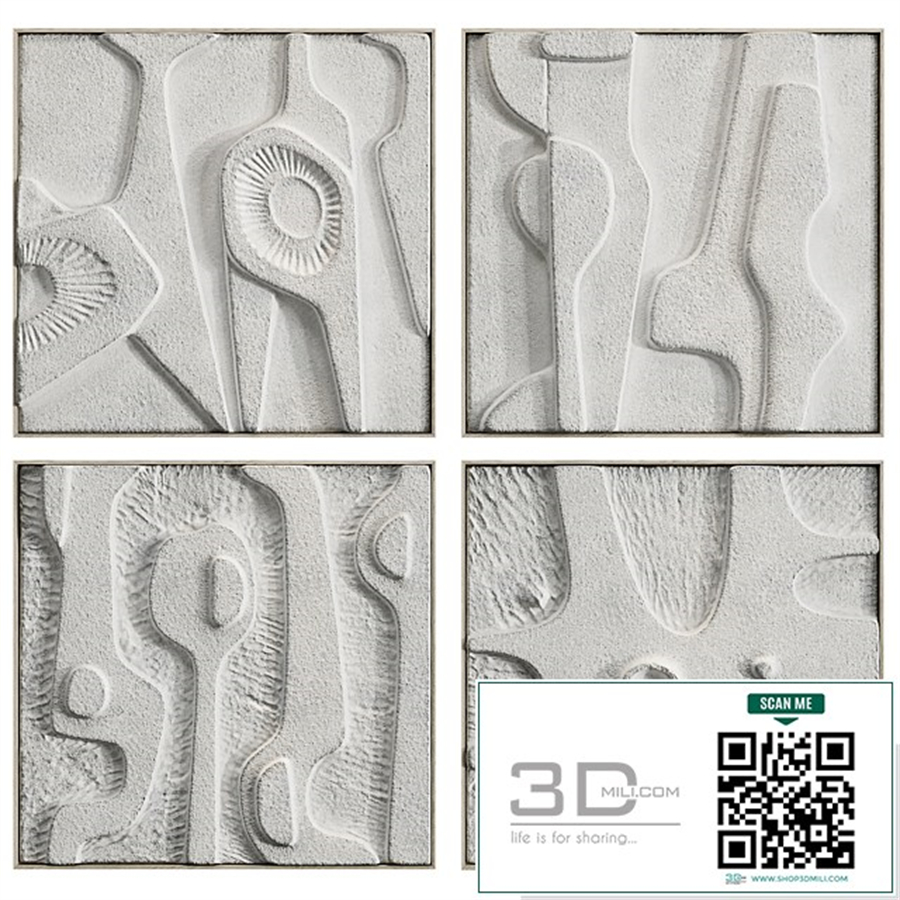 Paintings made of stone