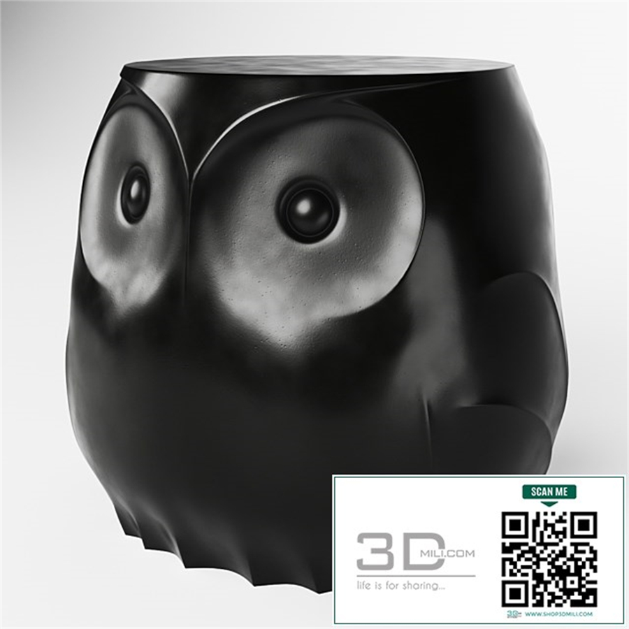 Holly Hunt Mister Owl Side Table