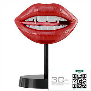 Figurine Lips Vampir Teeth