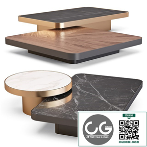 Meroni and Colzani: Numana - Coffee Tables