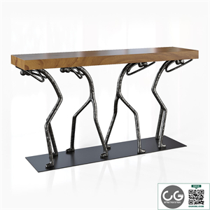 Atlas Small Natural Console Table 
