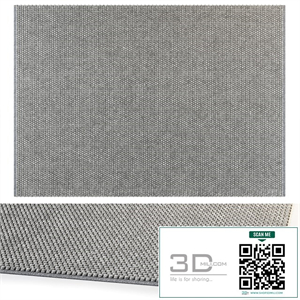 BENUTA WOOL RUG BEADS GRAY