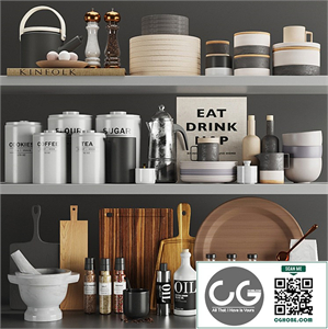 Black_kitchen set