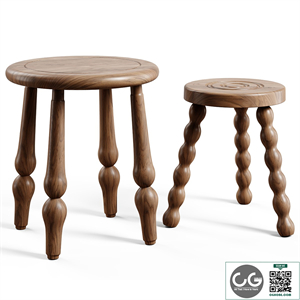 Heaps & Woods - Leon stool
