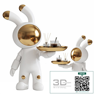 Rabbit Handicraft Decoration Sculpture